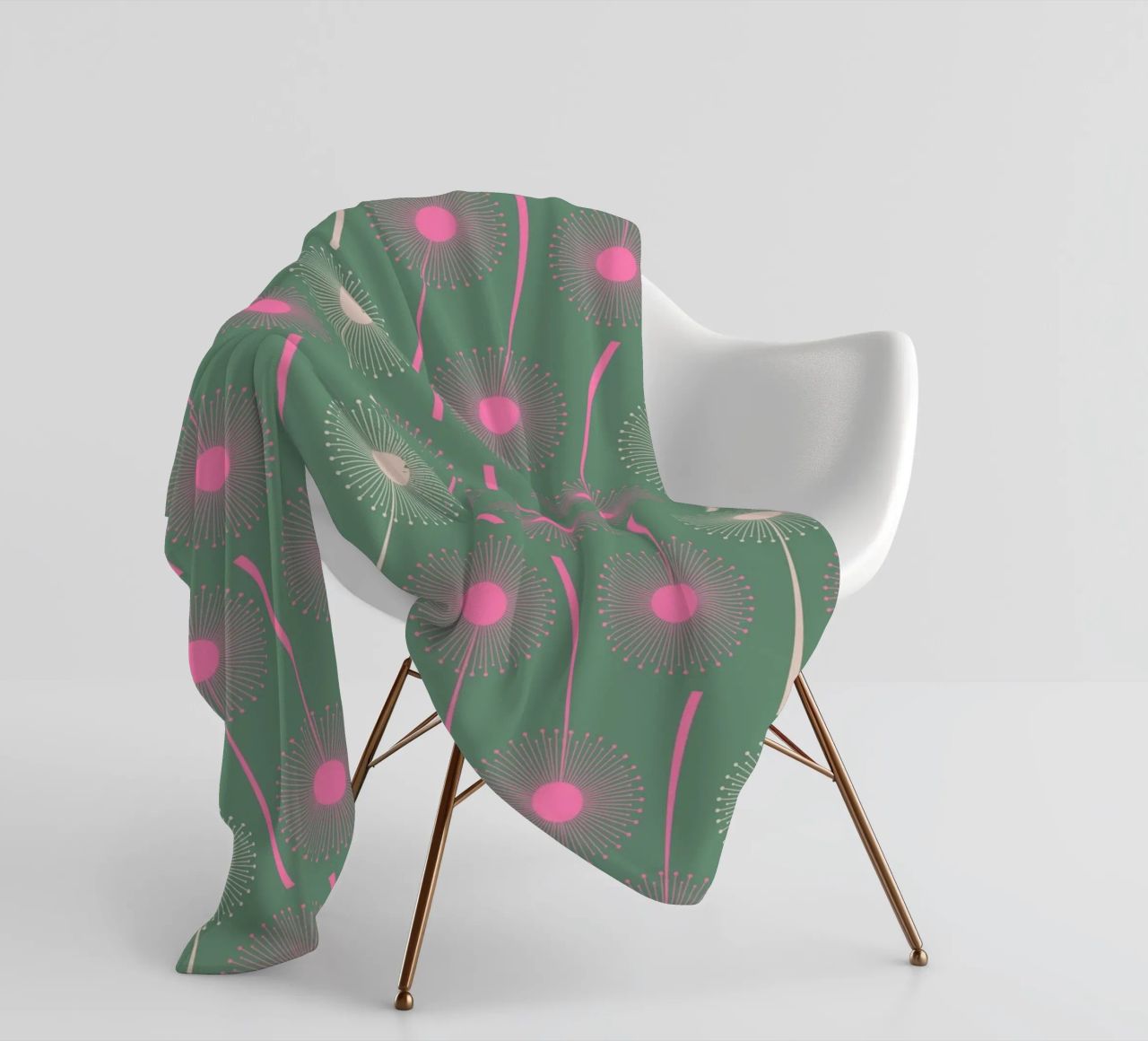 Dandelion Style coperta in pile da susanapaz