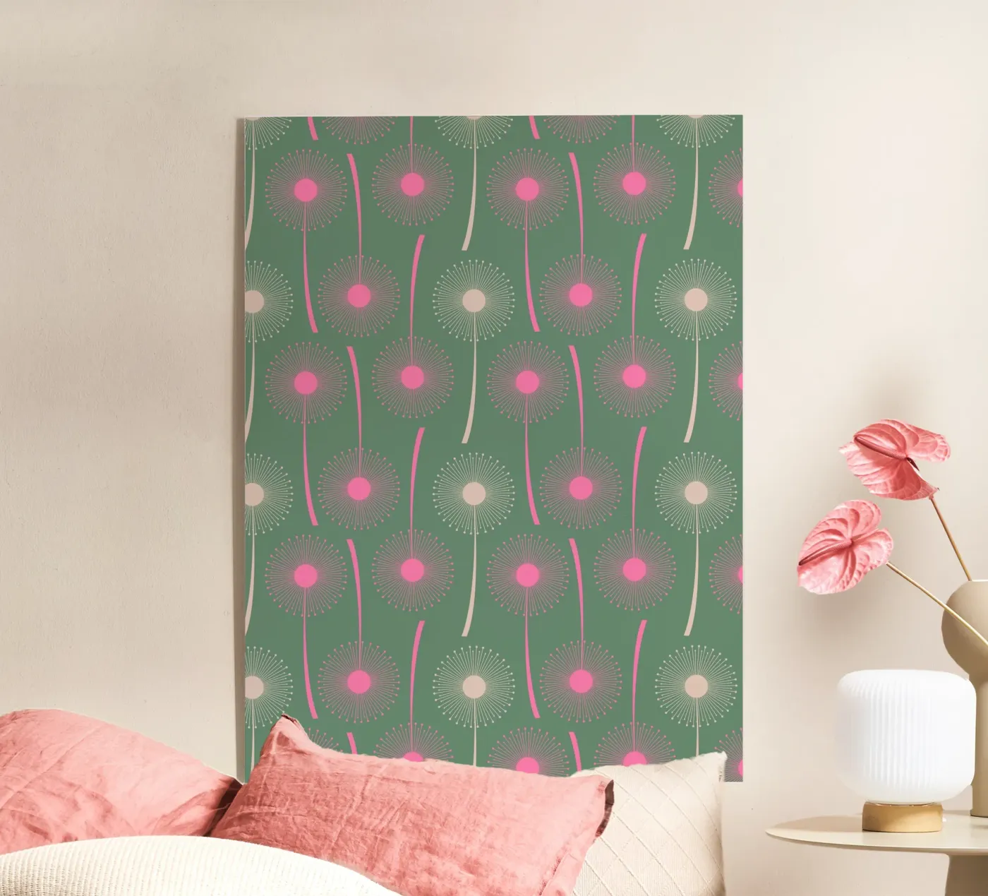 Dandelion Style acrylic glass by susanapaz