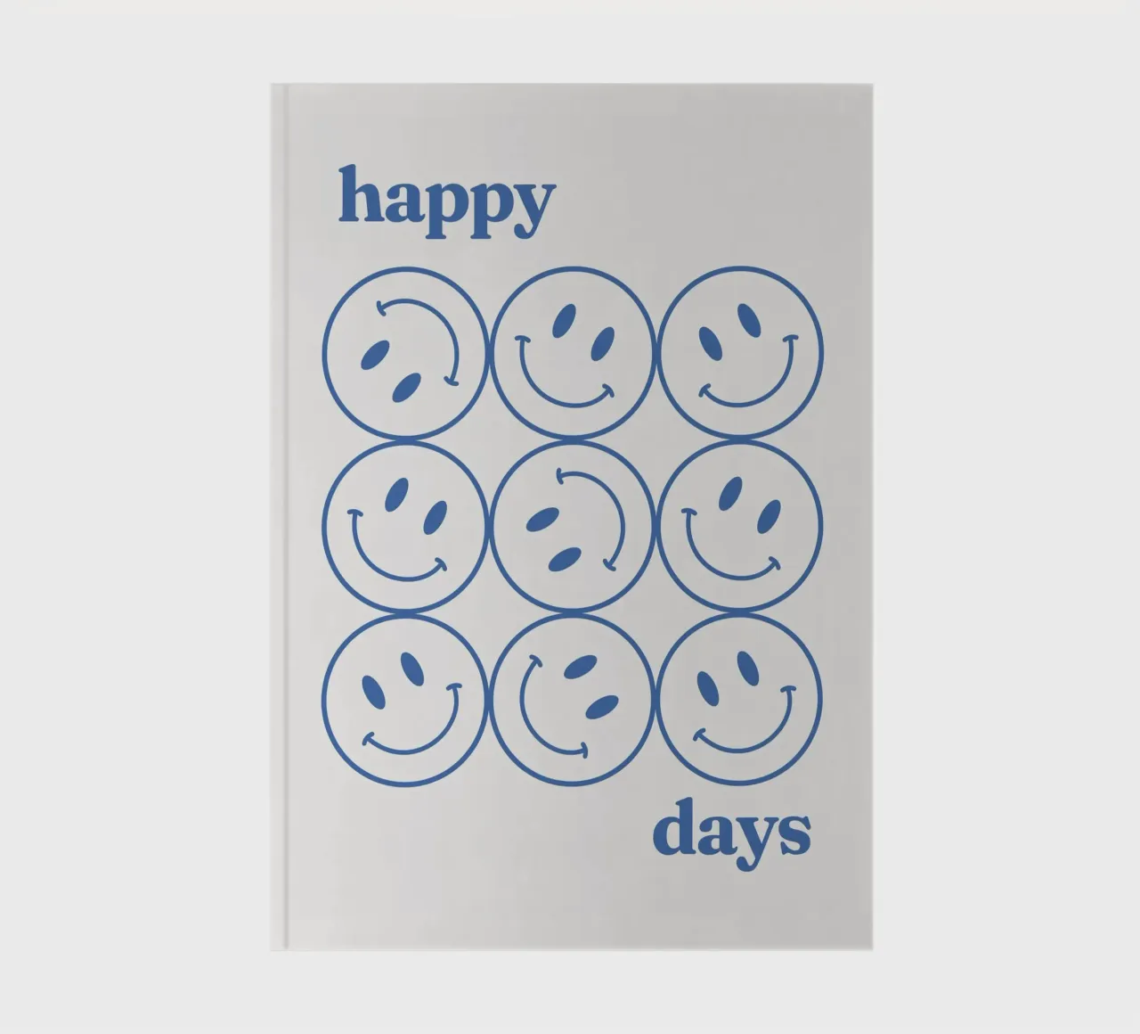 Smile blu Happy Days diario da Paigaam Studio