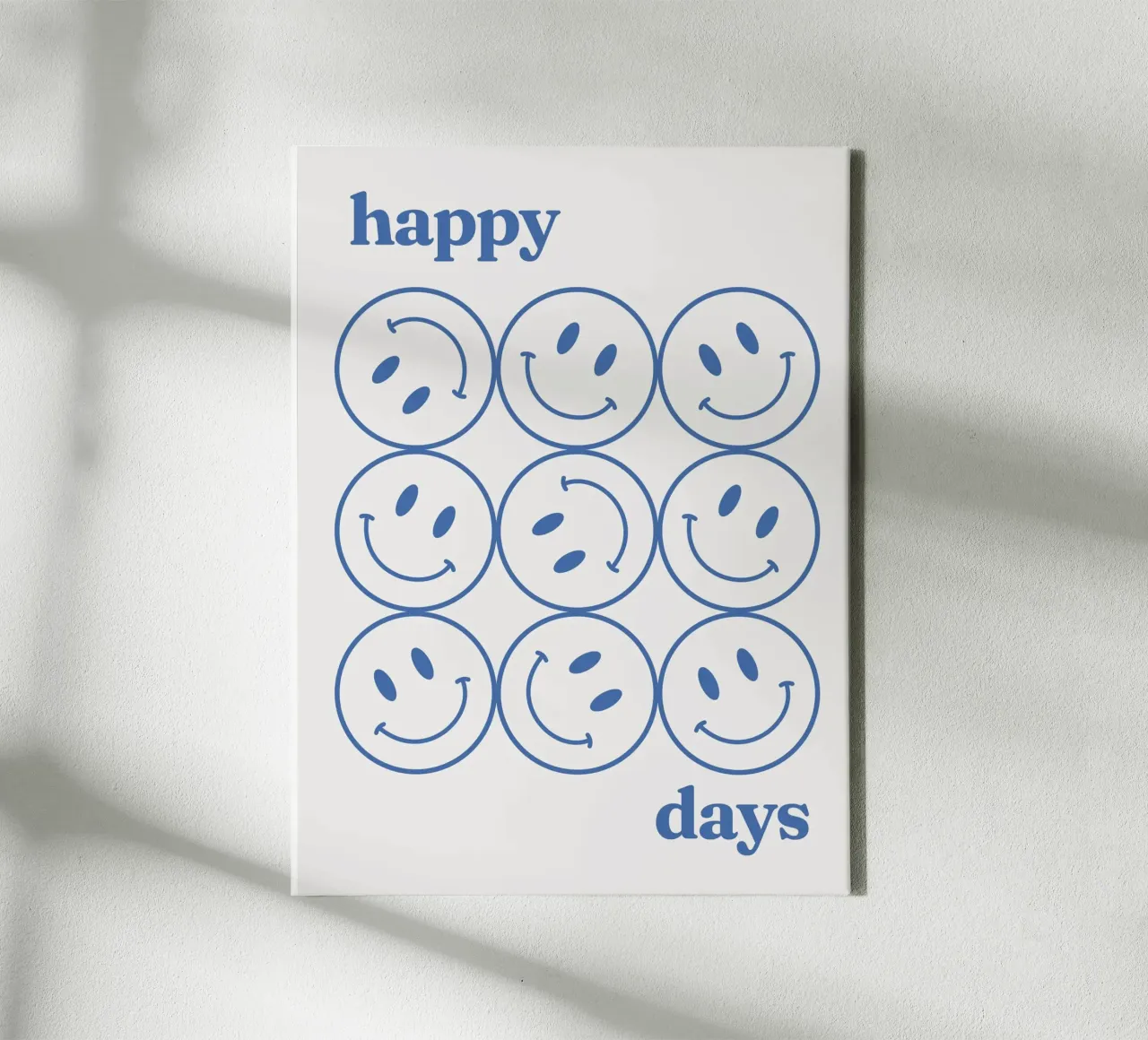 Smile blu Happy Days tela da Paigaam Studio