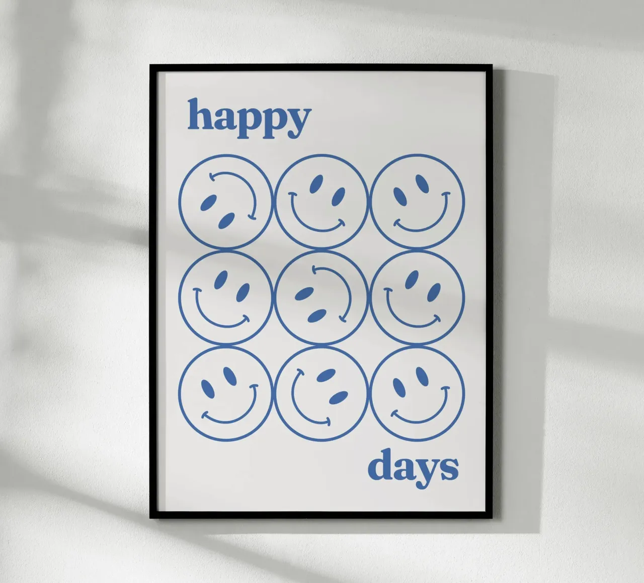 Smile blu Happy Days carta hahnemühle da Paigaam Studio