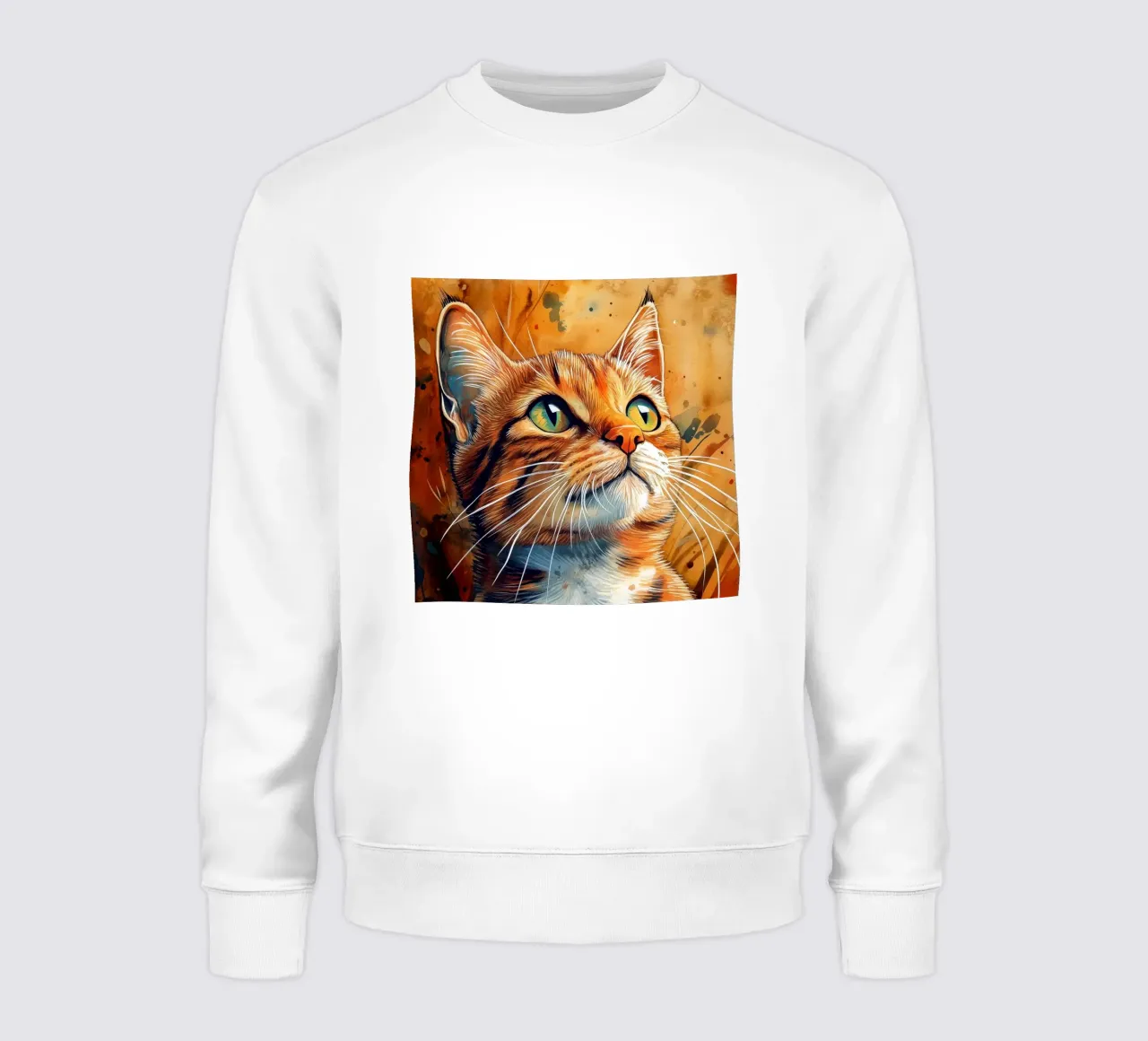 Gatto zenzero Henry felpa da Justyna Jaszke JBJart