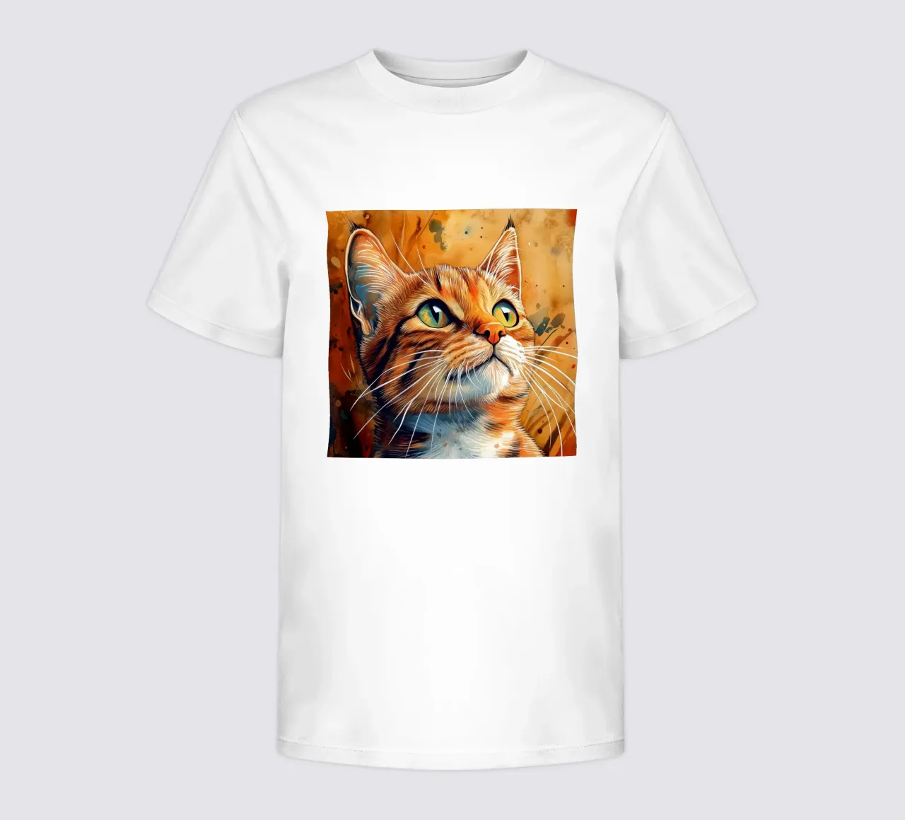 Ingwer-Katze Henry Kinder T-Shirt von Justyna Jaszke JBJart