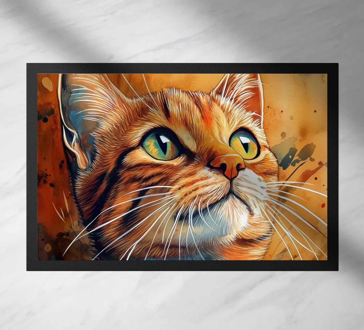 Ginger kat Henry deurmat van Justyna Jaszke JBJart