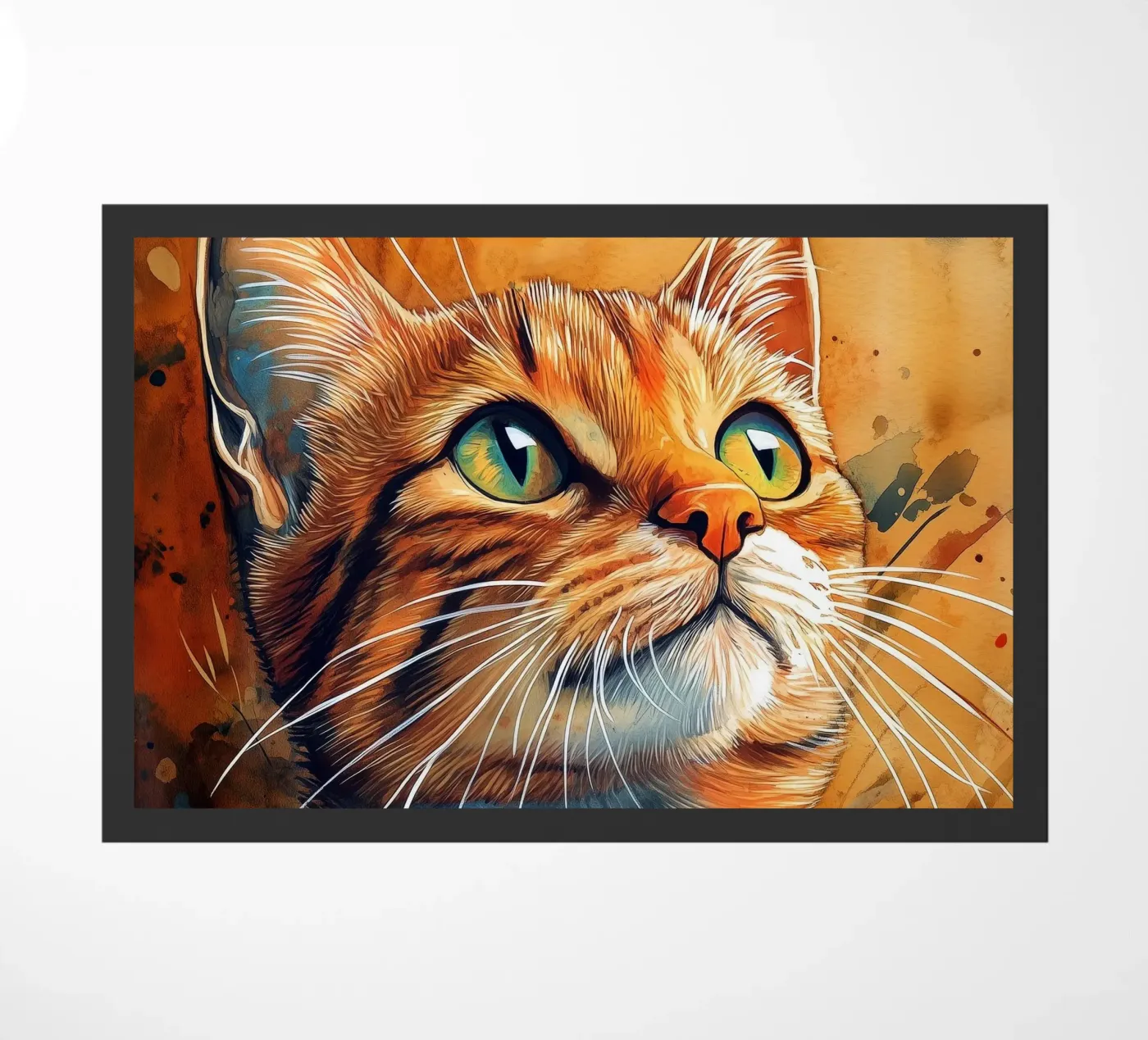 Ginger kat Henry deurmat van Justyna Jaszke JBJart