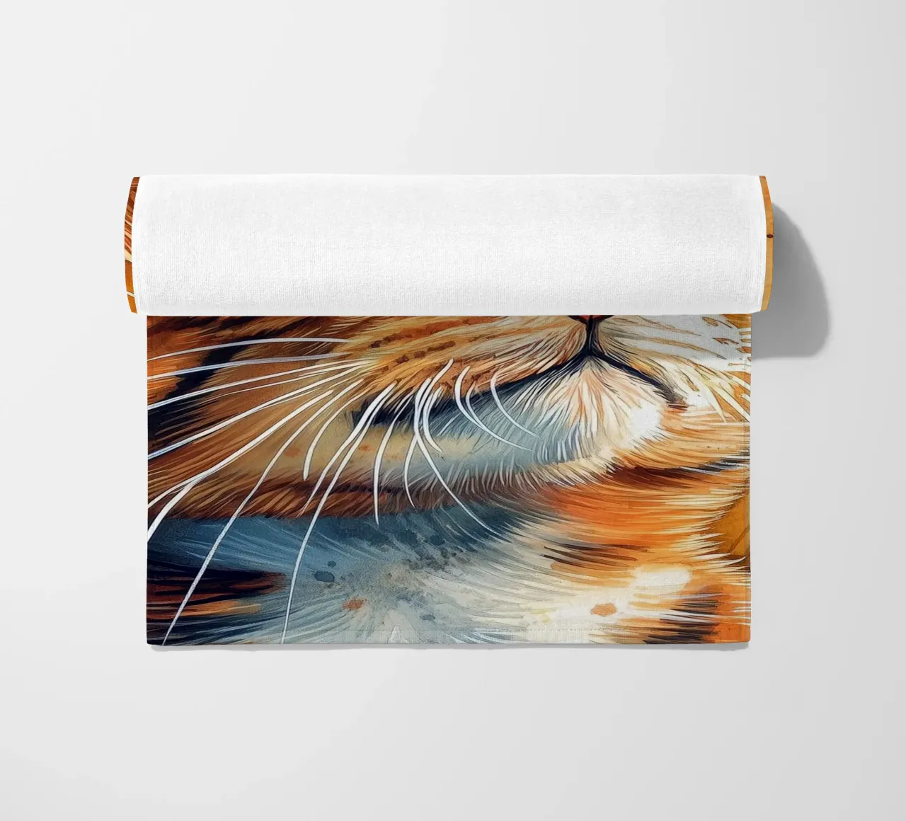 Gatto zenzero Henry telo mare da Justyna Jaszke JBJart