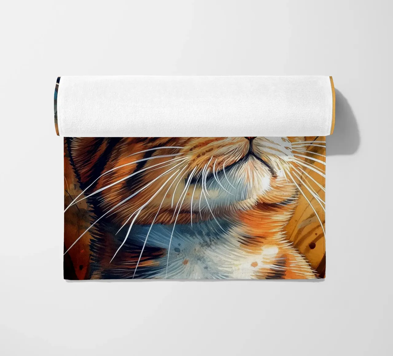 Gatto zenzero Henry telo mare da Justyna Jaszke JBJart