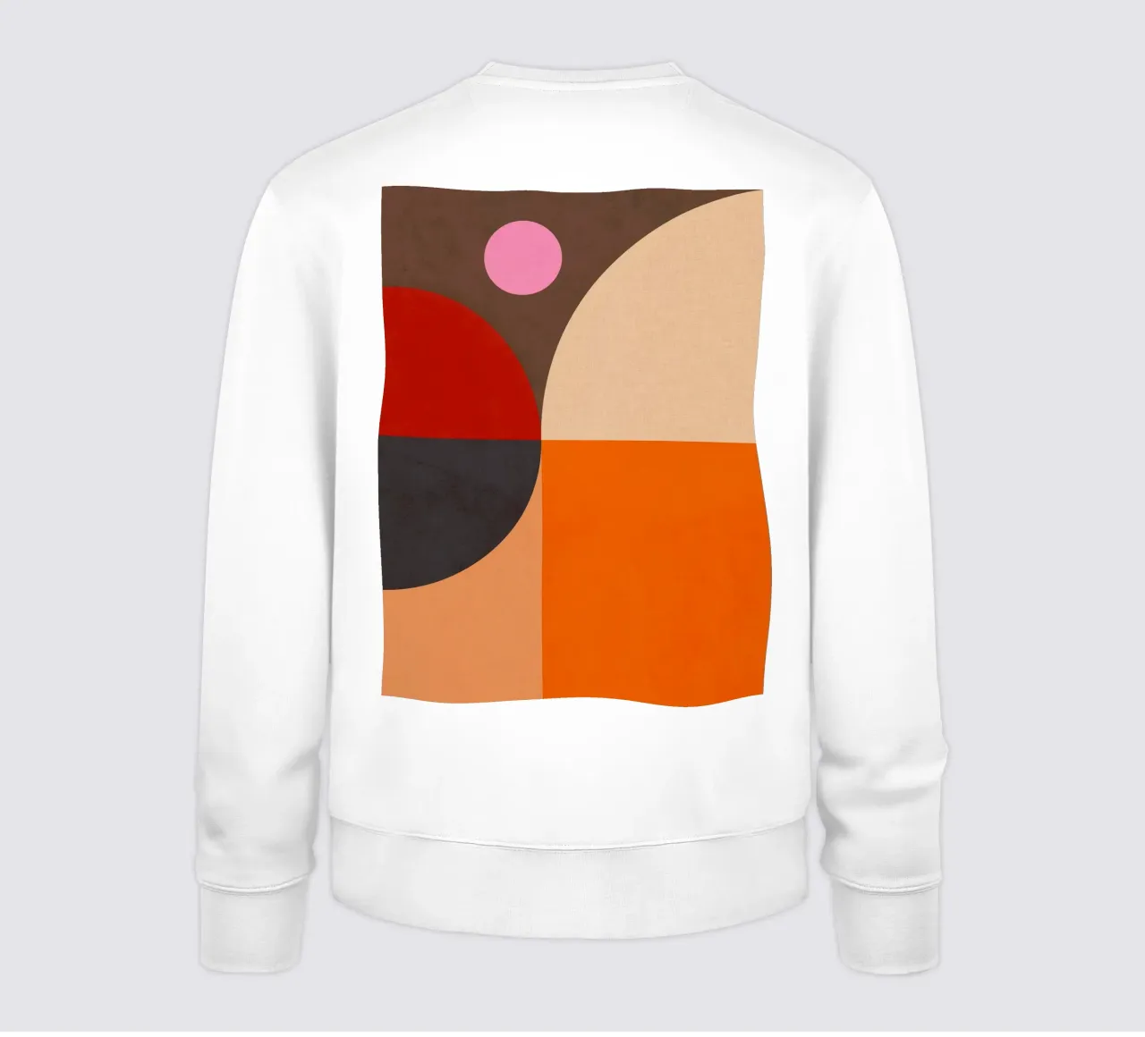 Composizione geometrica audace di ispirazione Bauhaus e Mid Mod 2/2 felpa da Dominique Vari Abstract