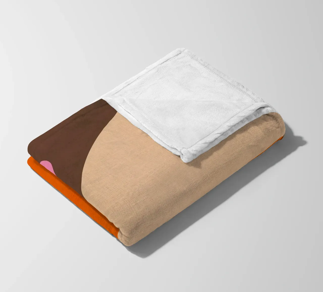 Composizione geometrica audace di ispirazione Bauhaus e Mid Mod 2/2 coperta in pile da Dominique Vari Abstract