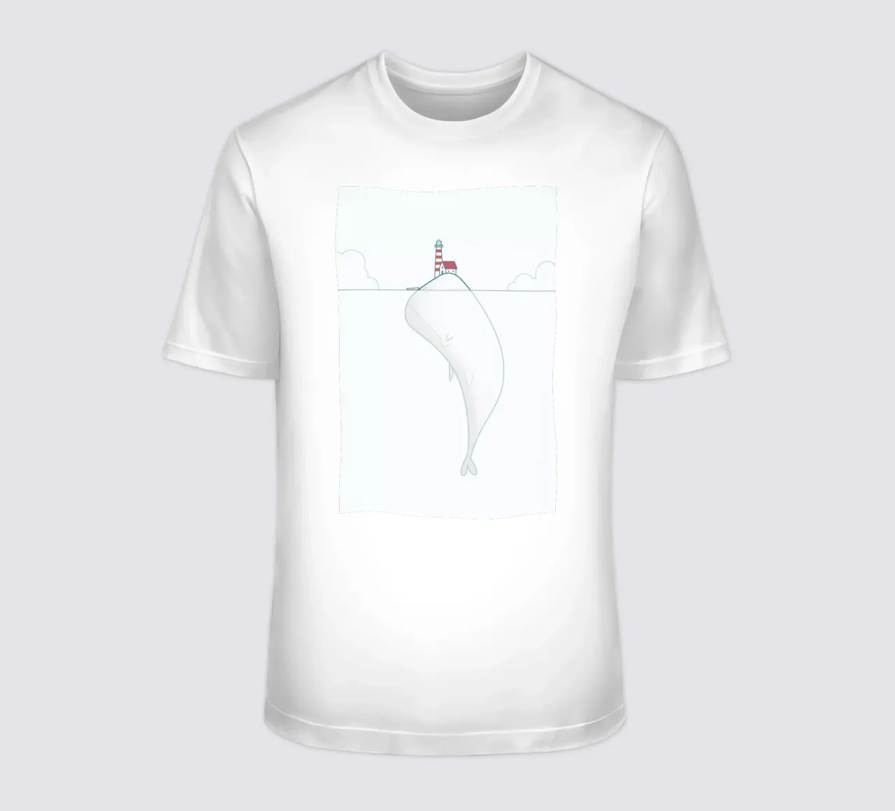 The Lighthouse Keeper t-shirt da Ale Giorgini
