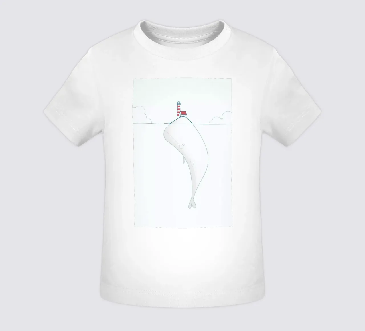 The Lighthouse Keeper maglietta neonato da Ale Giorgini