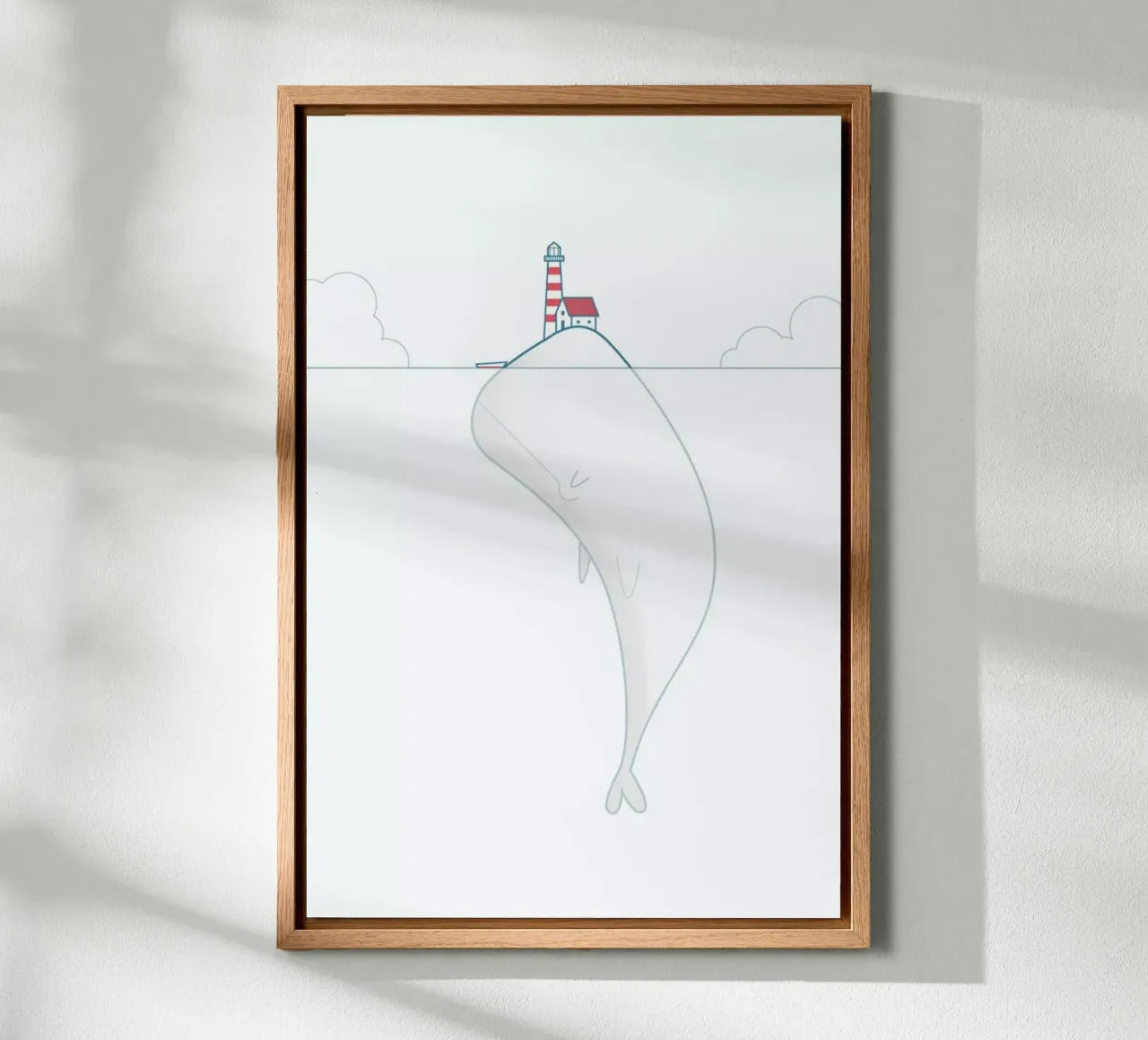 The Lighthouse Keeper alluminio dibond da Ale Giorgini