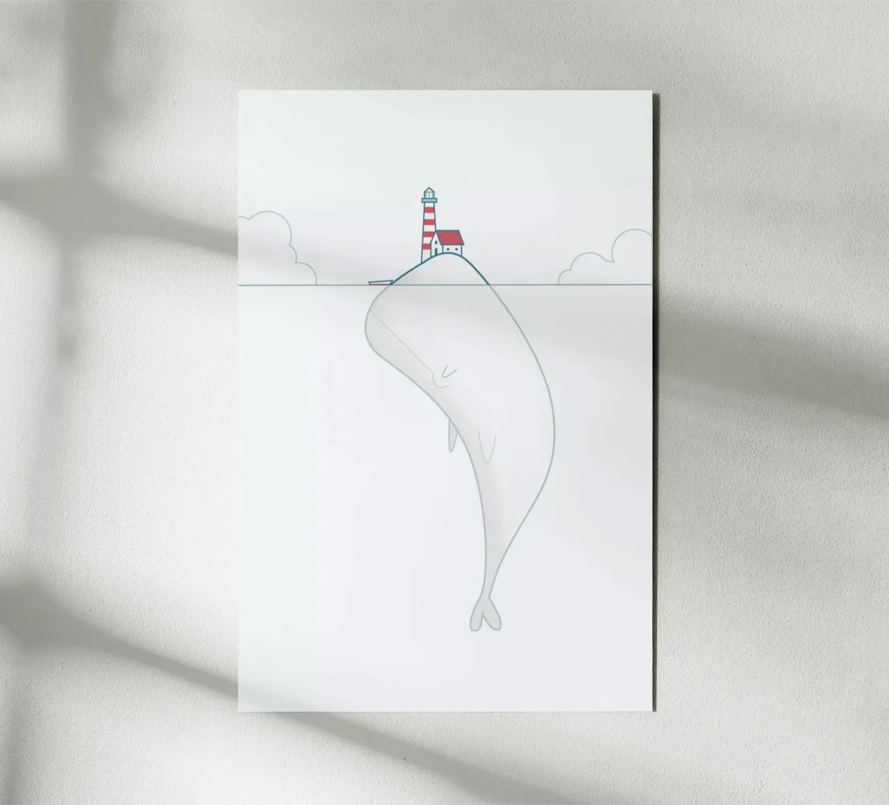 The Lighthouse Keeper alluminio dibond da Ale Giorgini