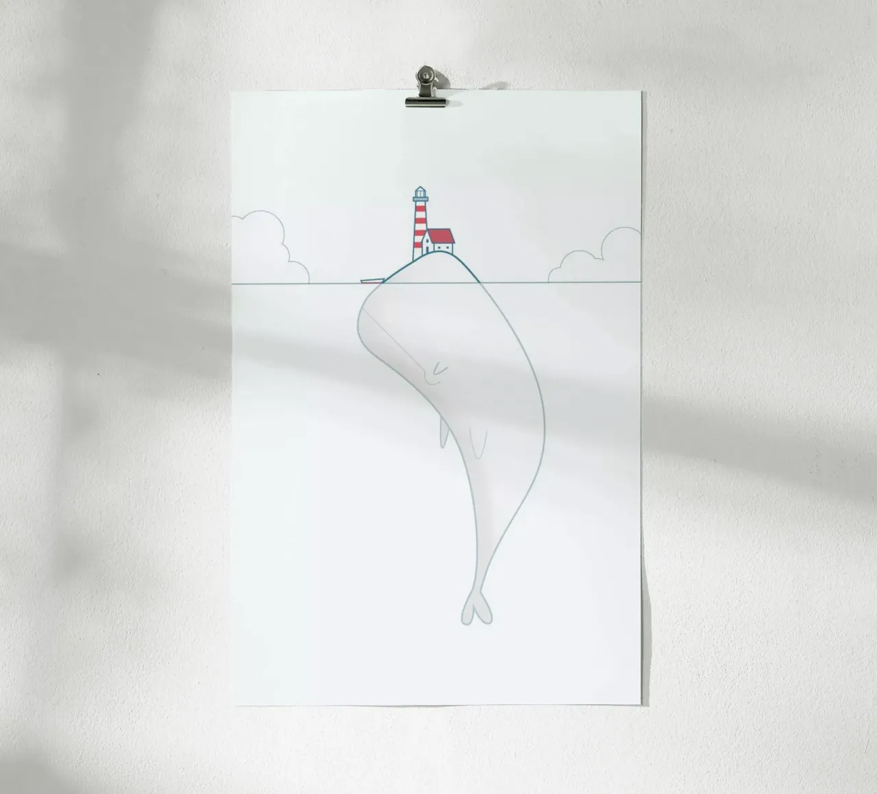 The Lighthouse Keeper carta hahnemühle da Ale Giorgini