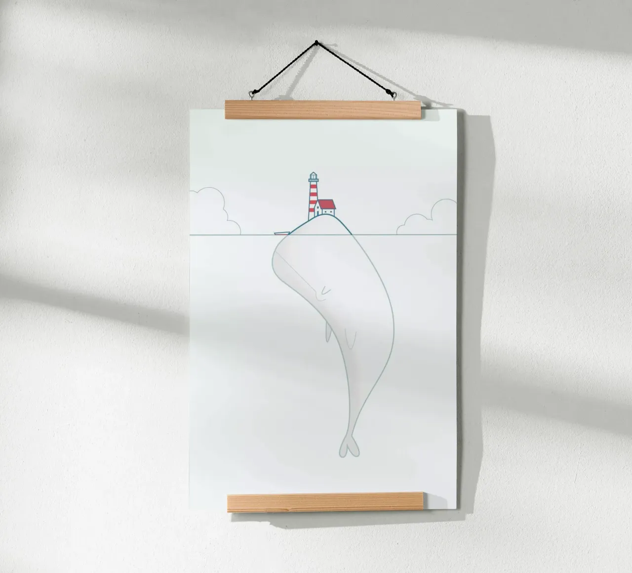 The Lighthouse Keeper carta hahnemühle da Ale Giorgini