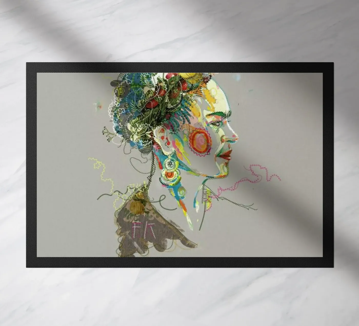 Frida 2 deurmat van Carlos Quitério