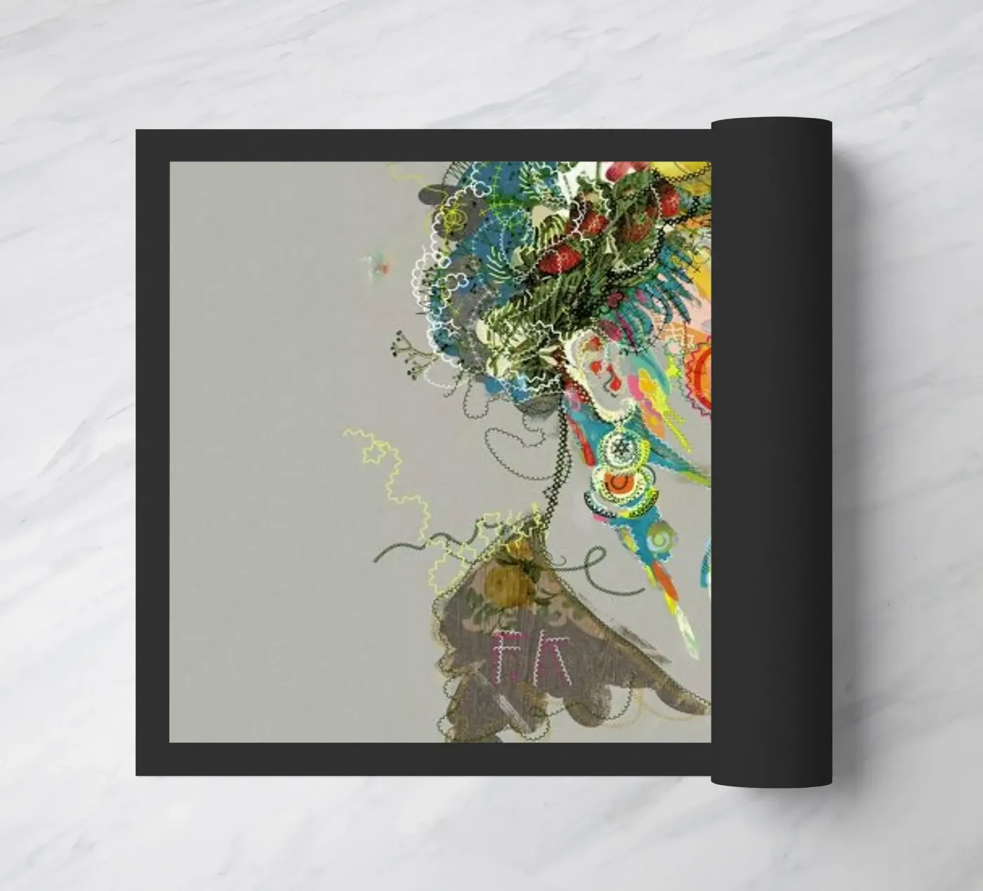 Frida 2 deurmat van Carlos Quitério