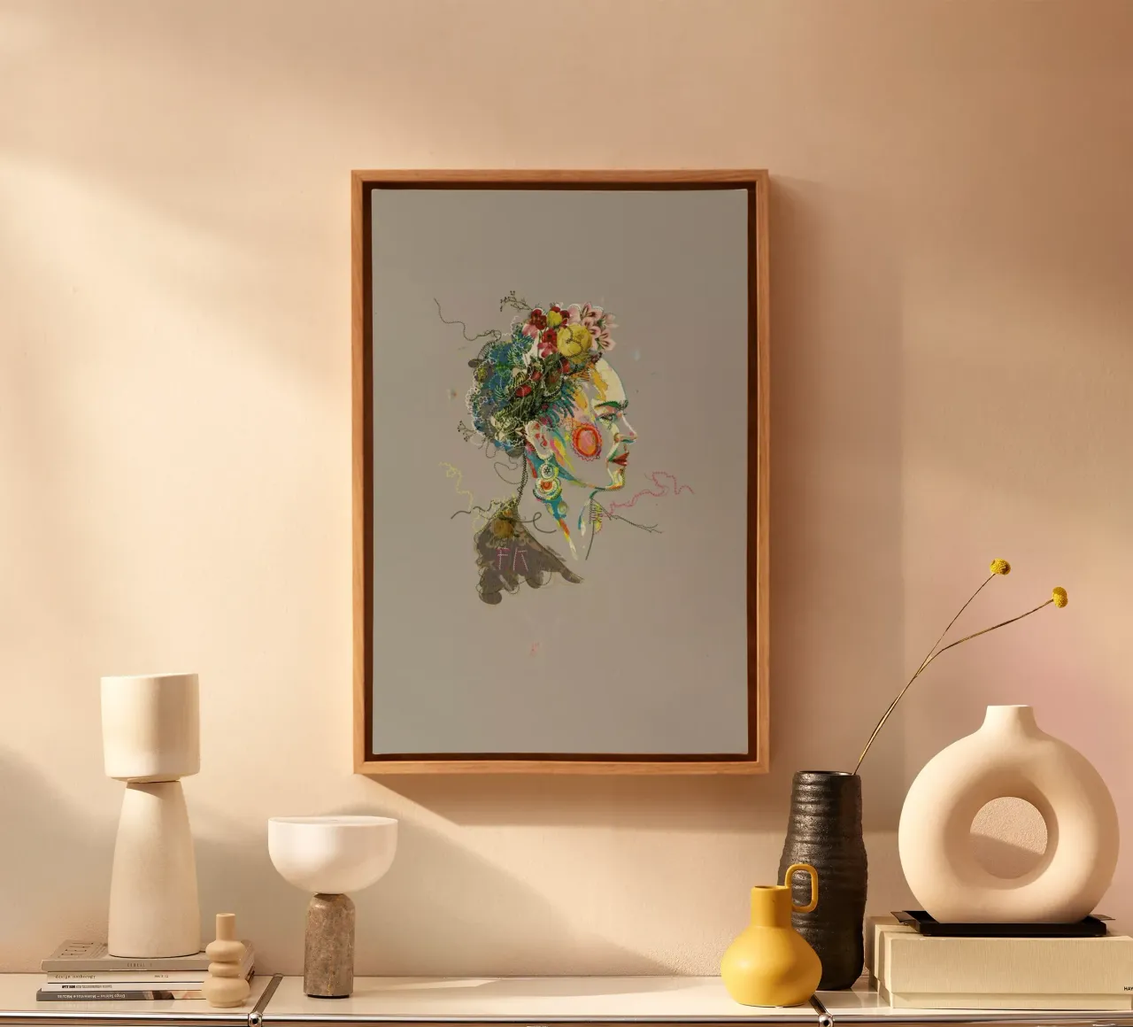 Frida 2 canvas by Carlos Quitério