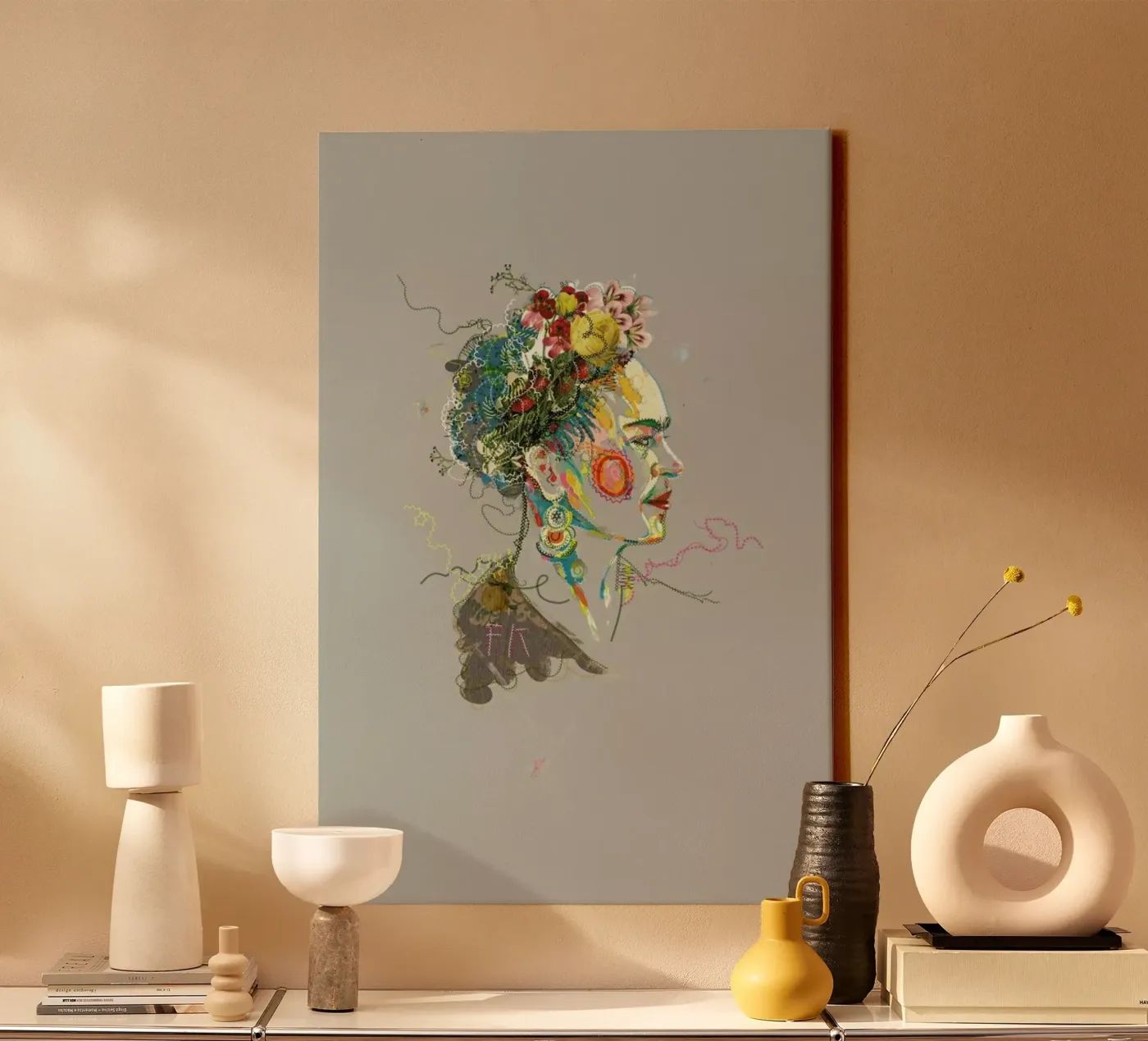 Frida 2 canvas van Carlos Quitério