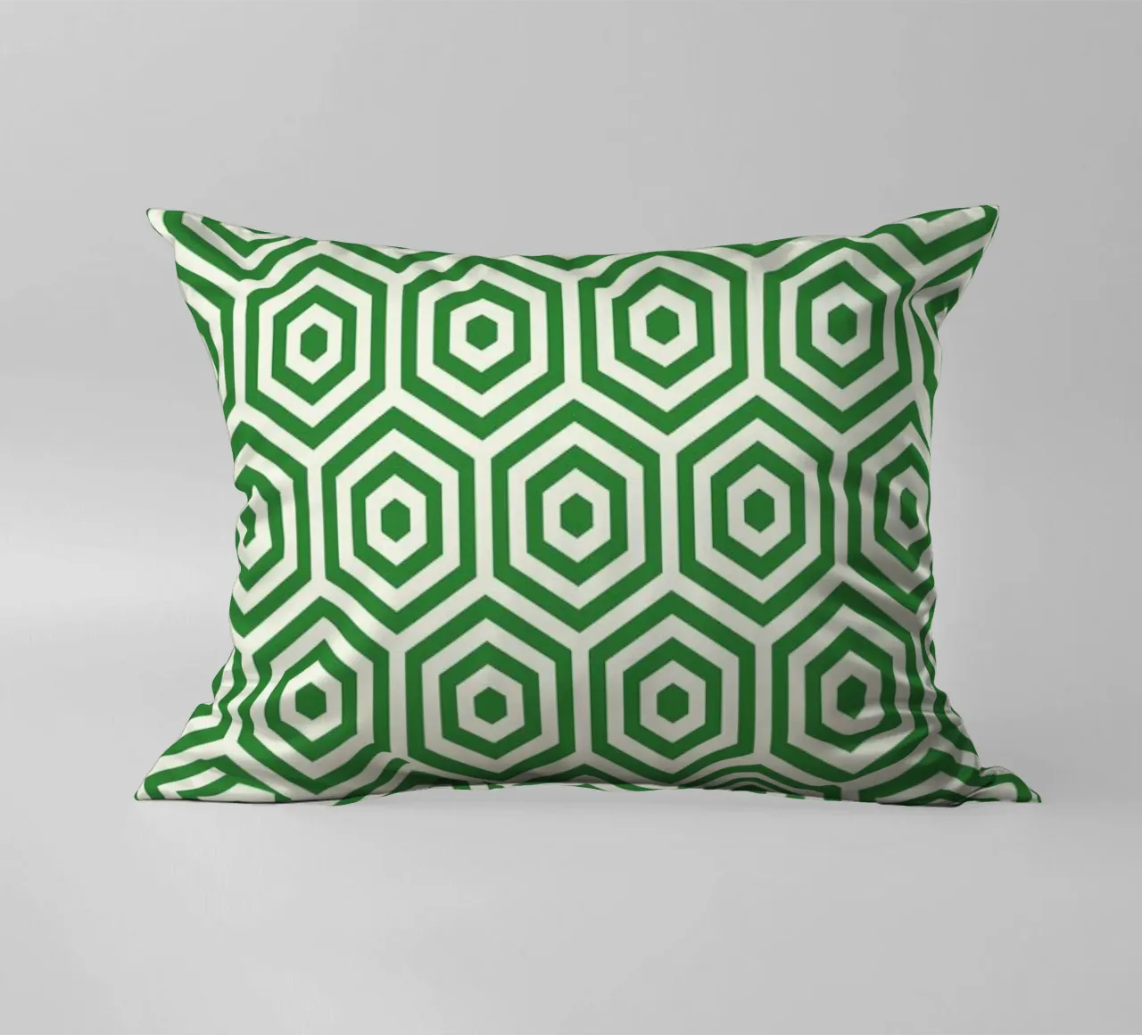 Green Beehive decorative cushion by Bo Lundberg