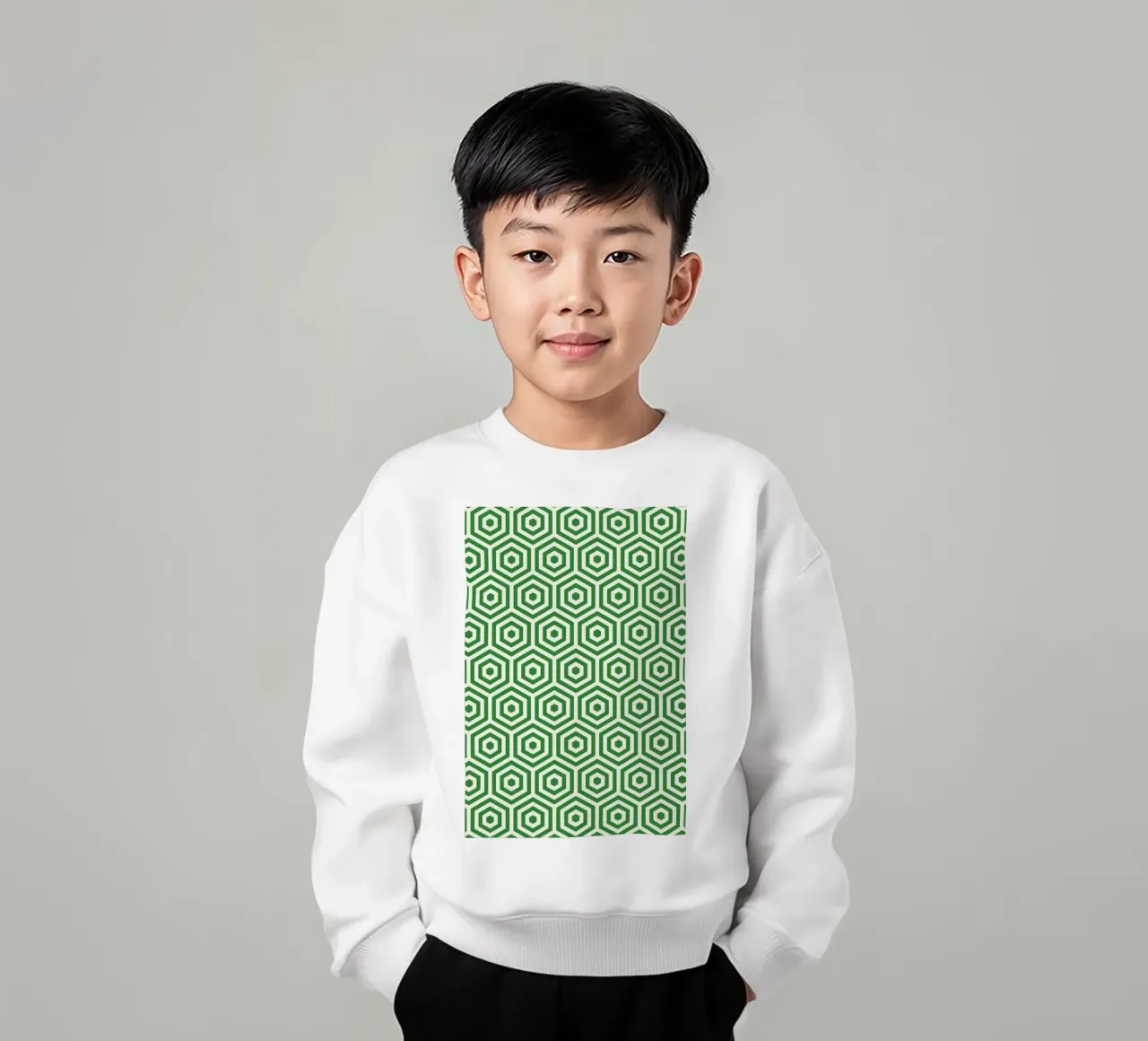 Green Beehive felpa bambino da Bo Lundberg