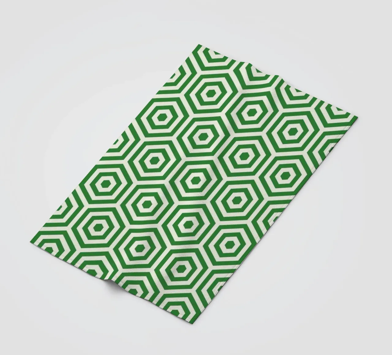 Green Beehive fleece blanket by Bo Lundberg