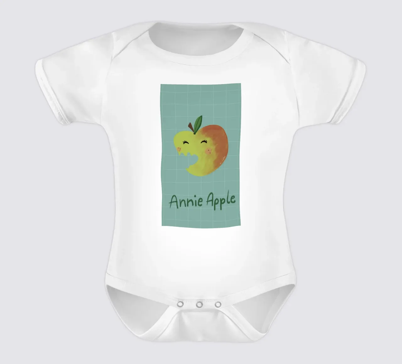 Annie Apple body neonato maniche corte da Beeeplan