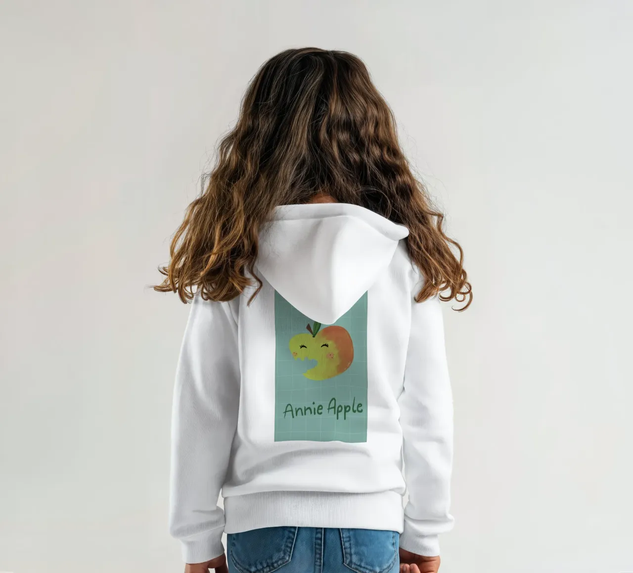 Annie Apple felpa bambino con cappuccio da Beeeplan