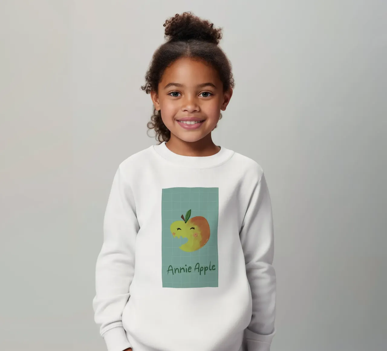 Annie Apple felpa bambino da Beeeplan