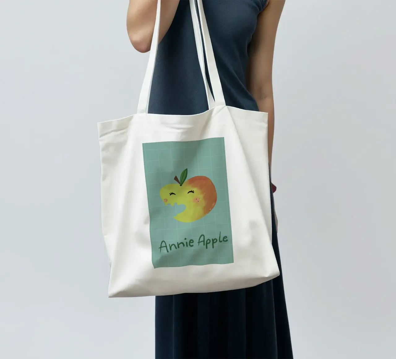 Annie Apple borsa in juta da Beeeplan
