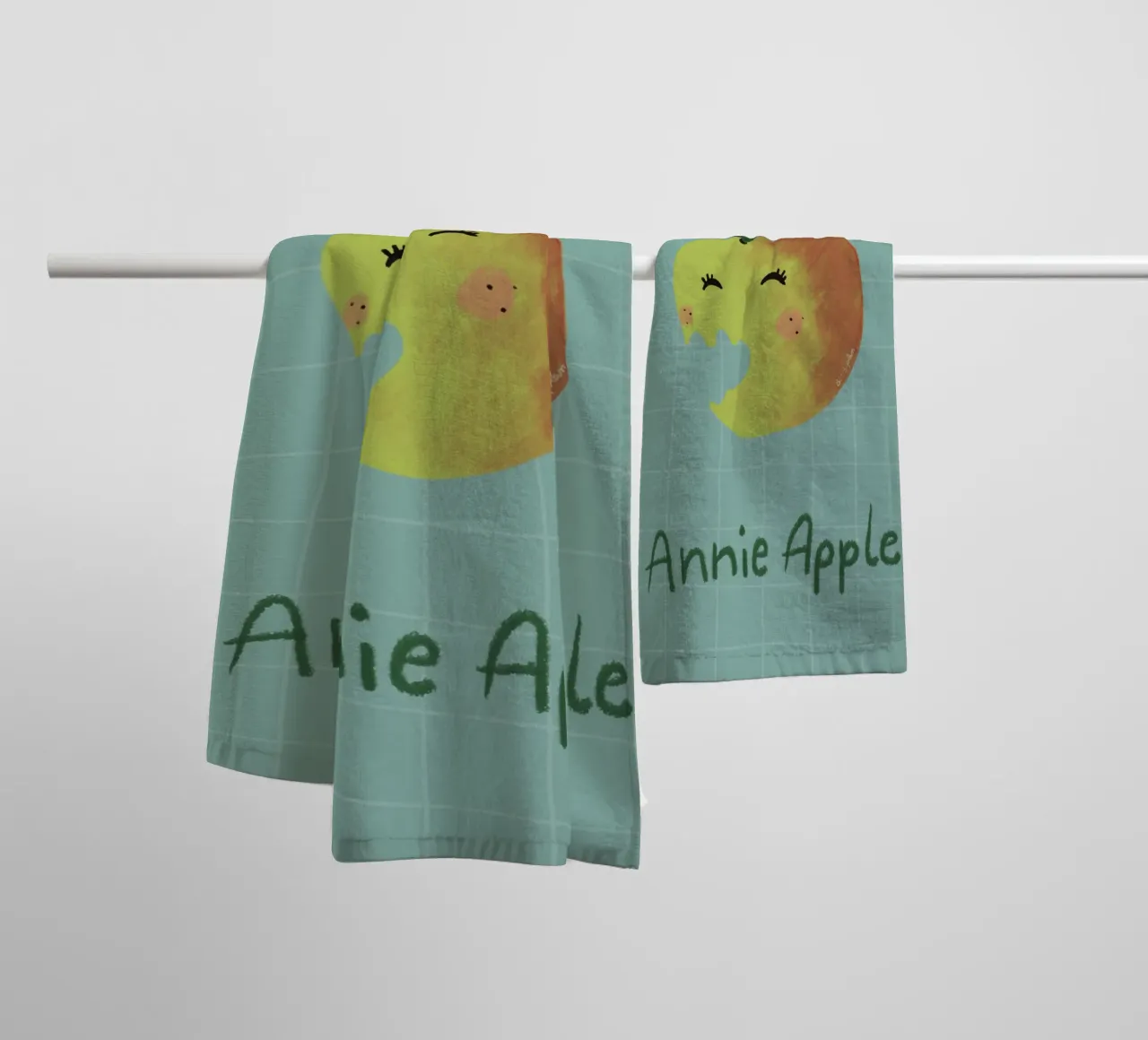 Annie Apple asciugamano da bagno da Beeeplan