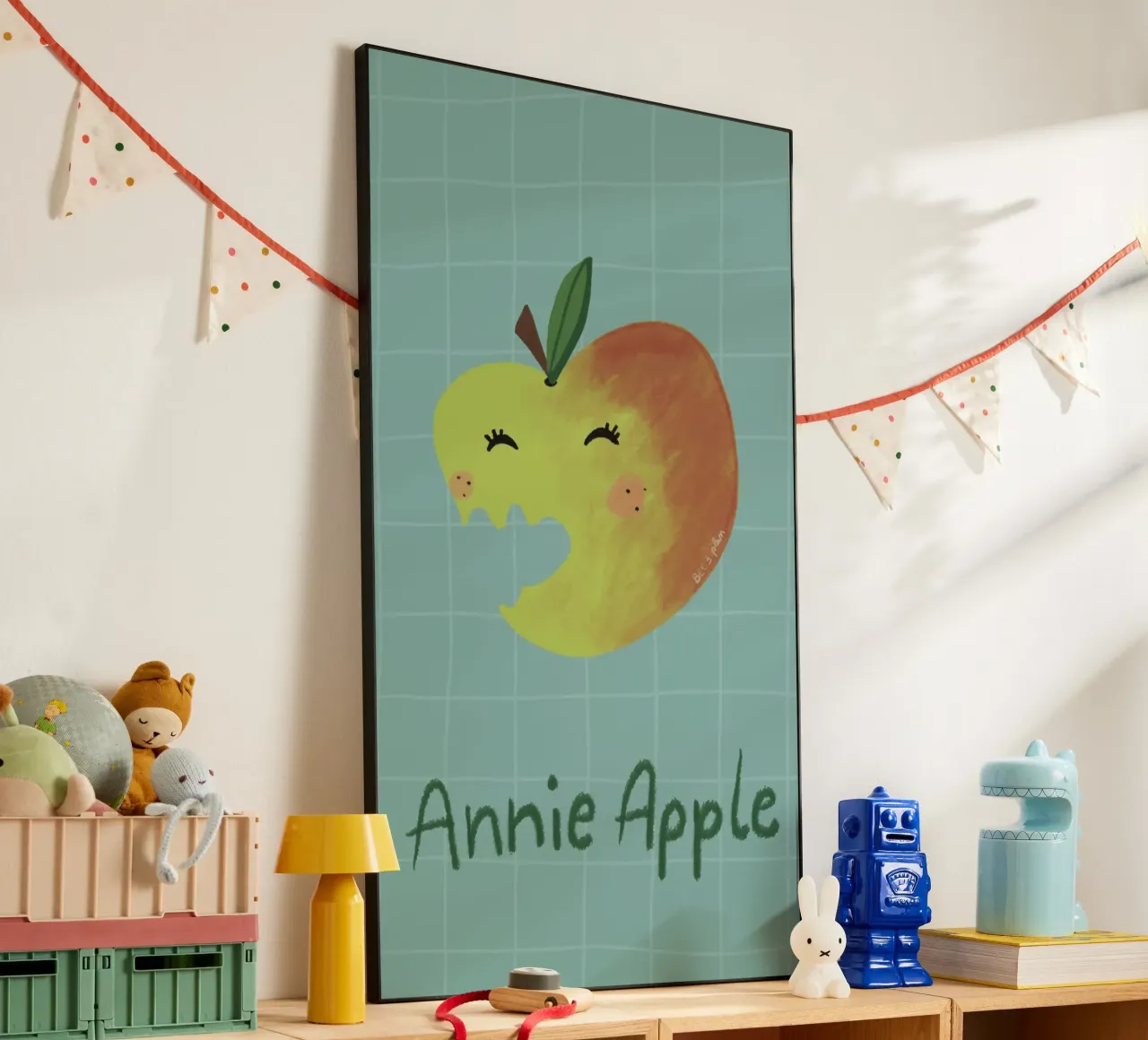Annie Apple alluminio dibond da Beeeplan
