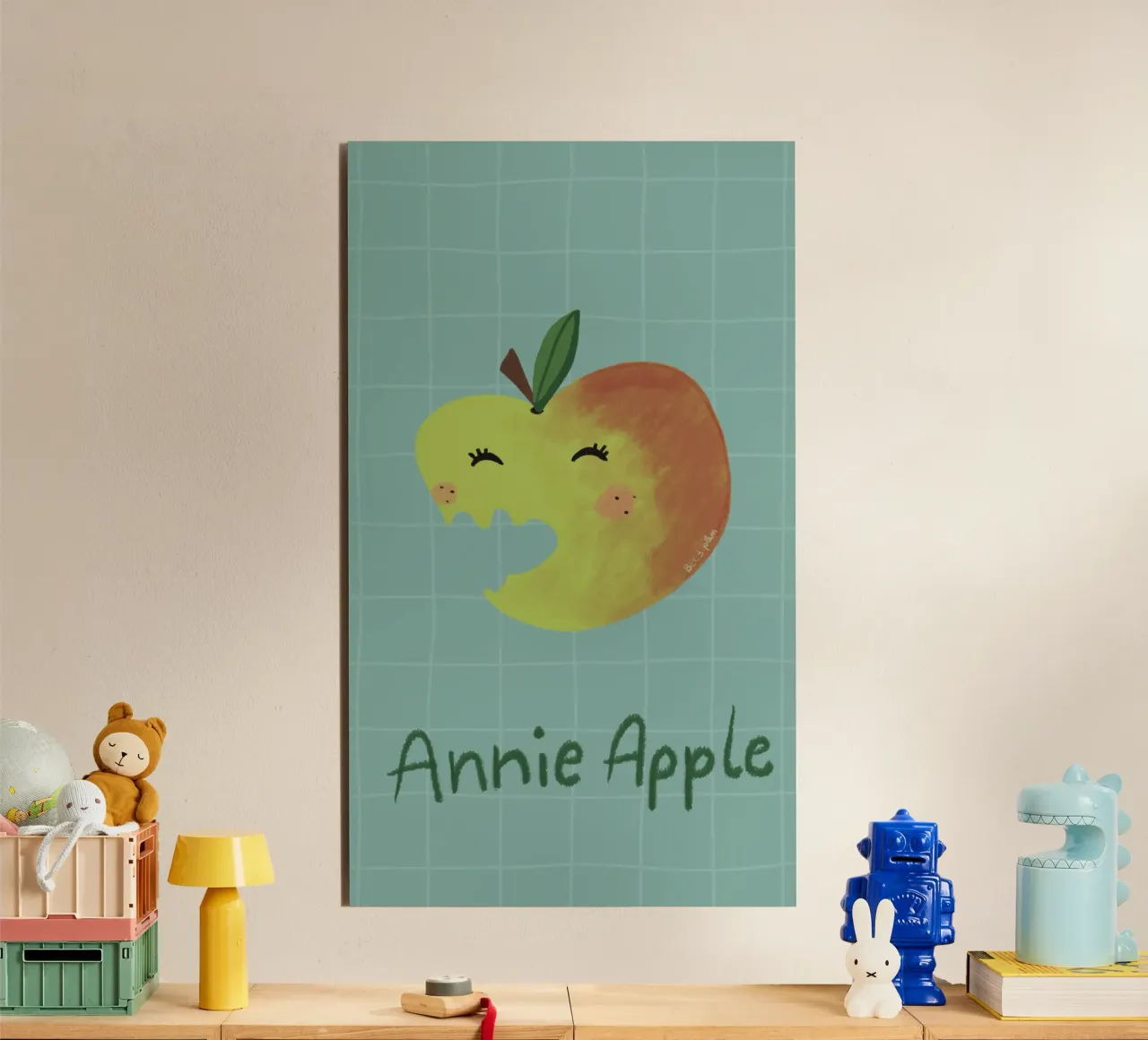 Annie Apple alluminio dibond da Beeeplan