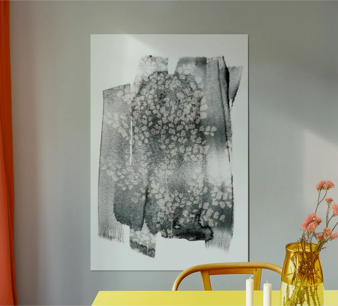 Imperfect Fern poster with aluminum frame by Shot By Clint