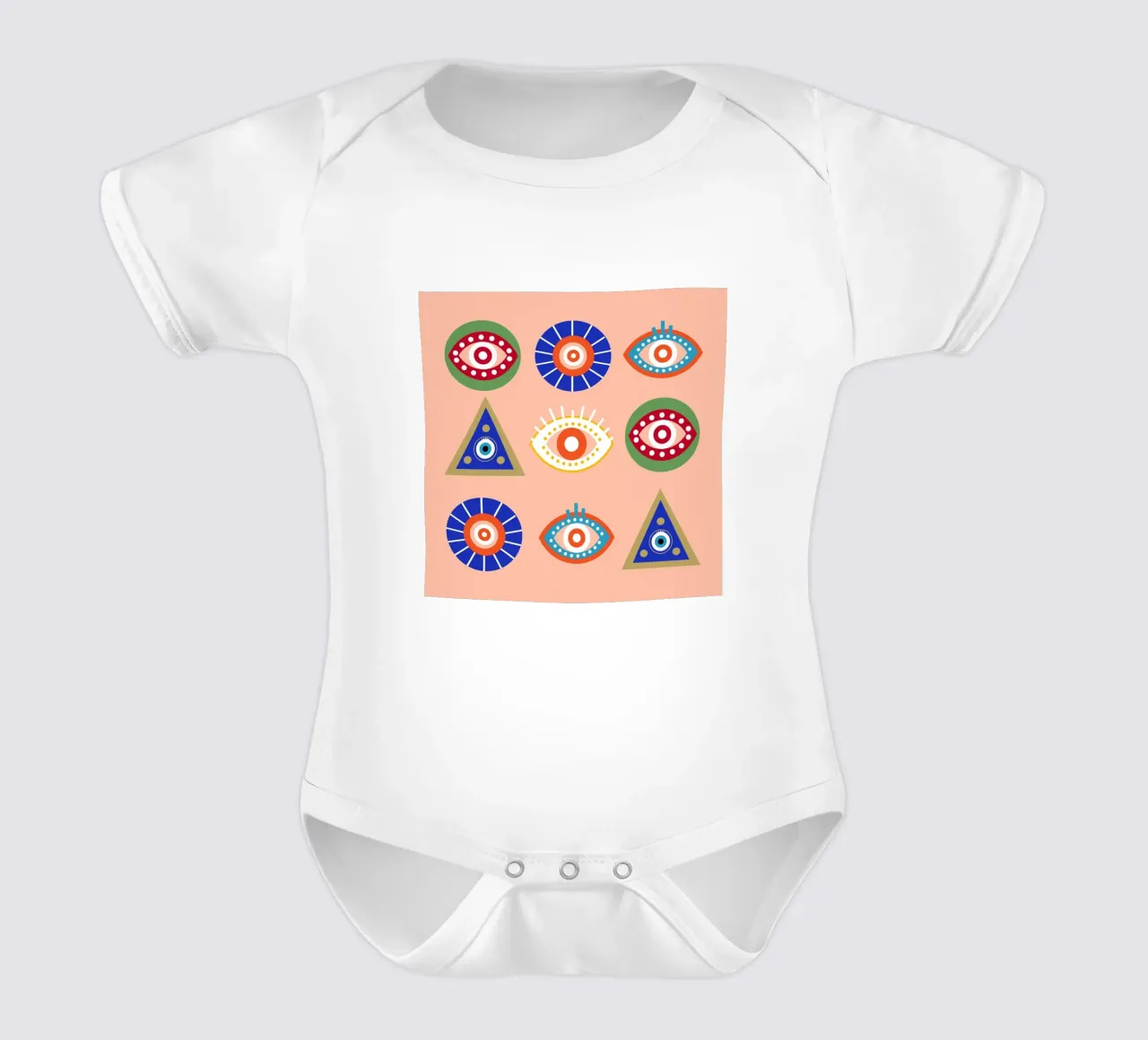 Evil Eye body neonato maniche corte da Dharma