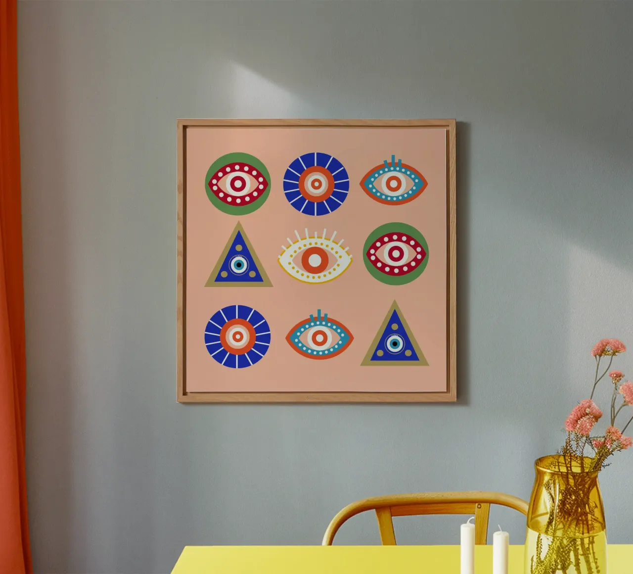Evil Eye alluminio dibond da Dharma