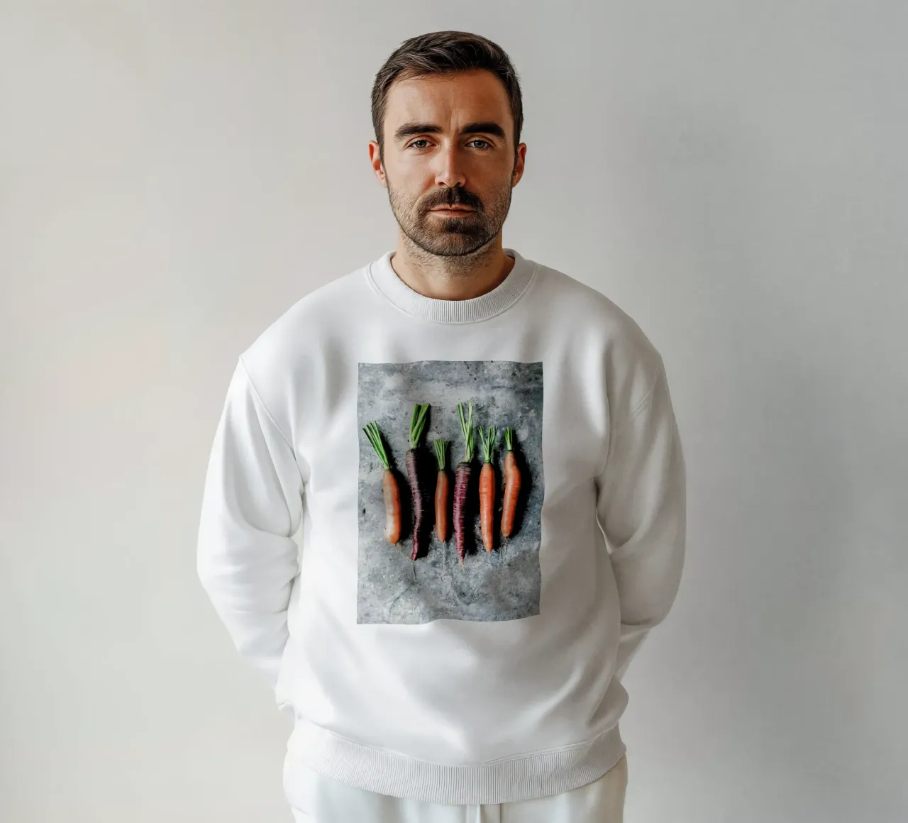 Bunte Möhren sweatshirt van Eat this