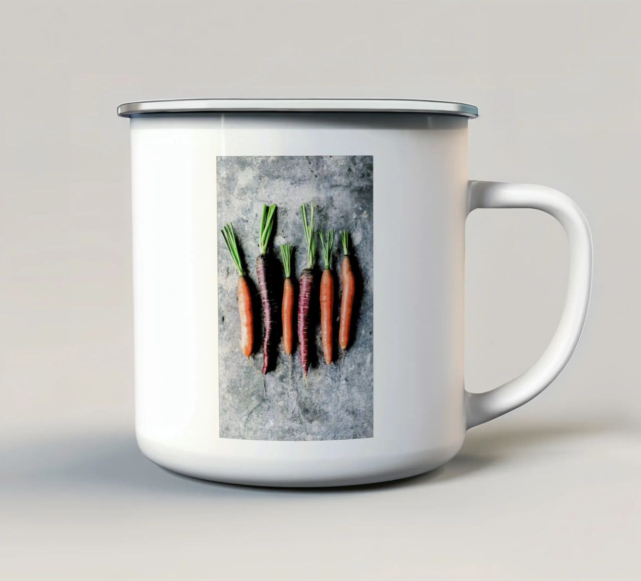 Bunte Möhren tazza in smalto da Eat this