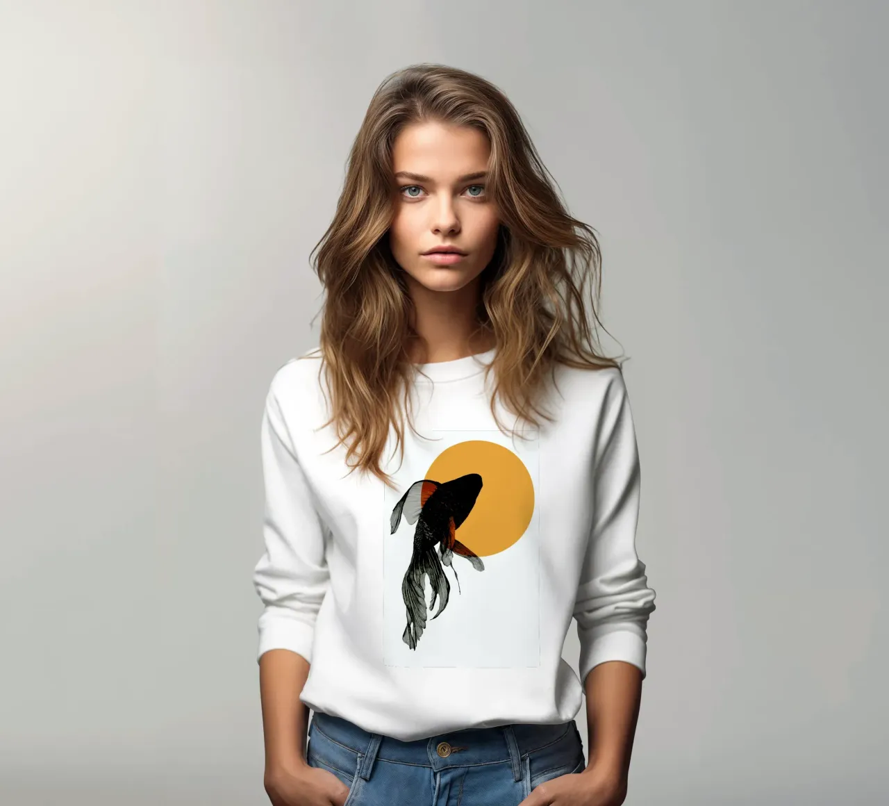 Goldfish felpa da Morgan Kendall