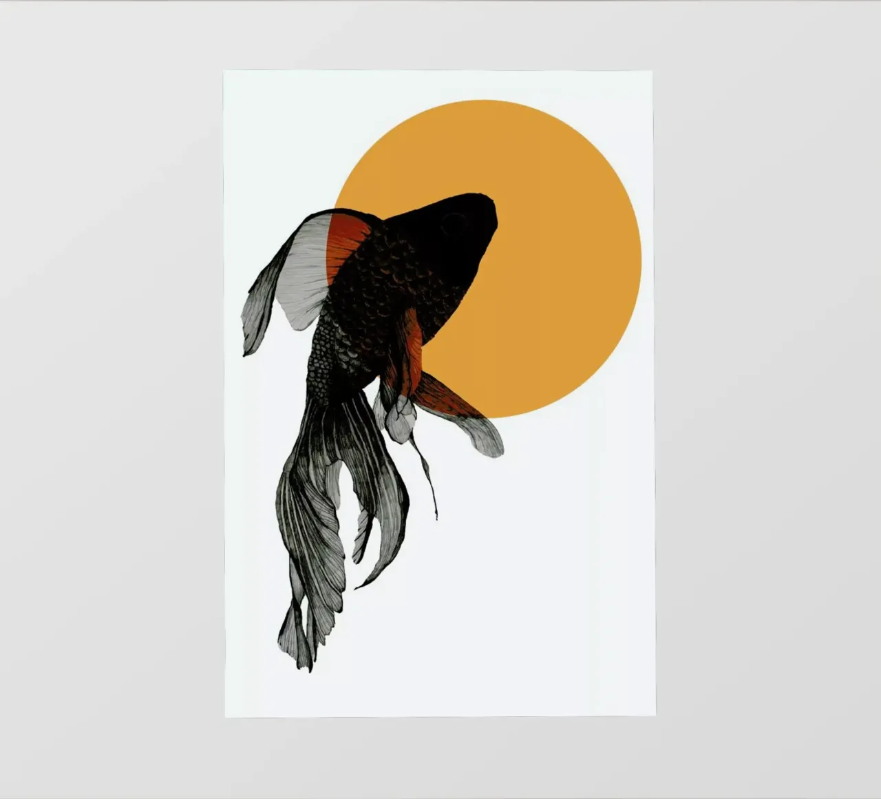 Goldfish pellicola backlit da Morgan Kendall