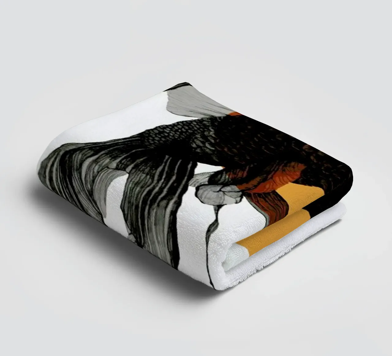 Goldfish Handtuch von Morgan Kendall