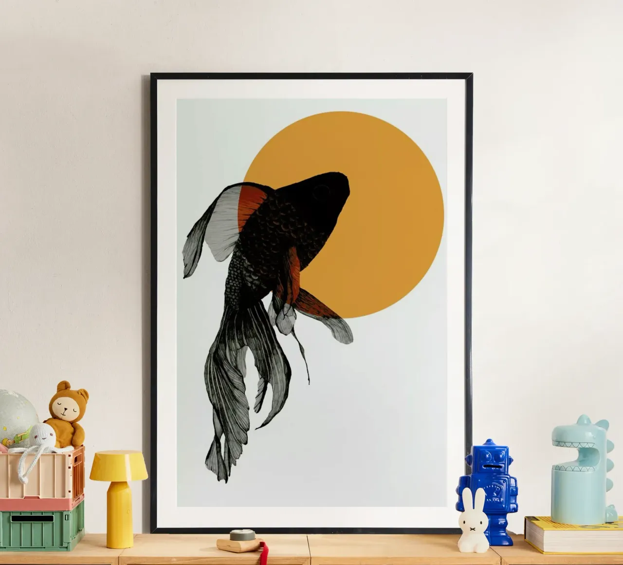Goldfish poster by Morgan Kendall