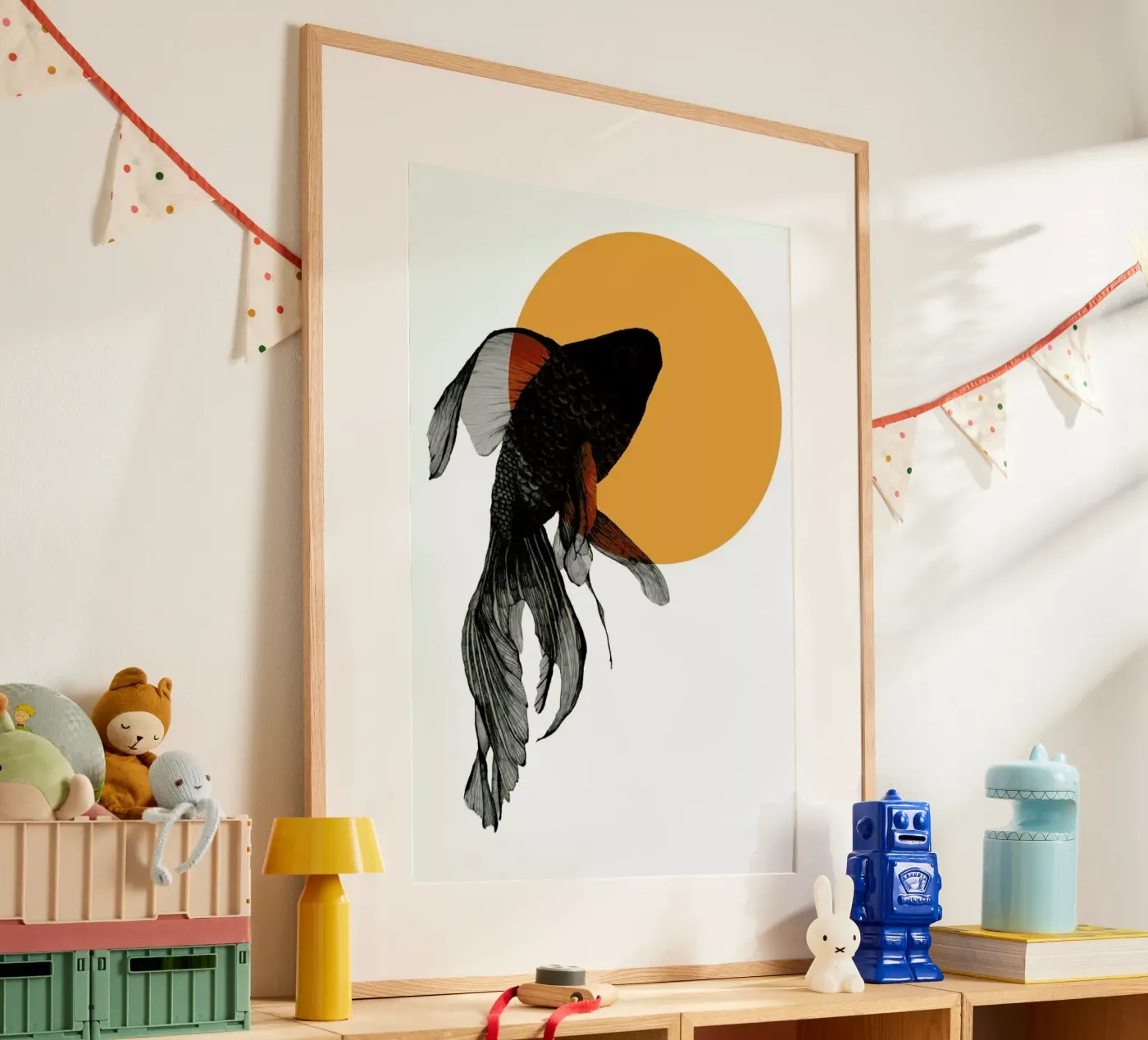 Goldfish poster by Morgan Kendall