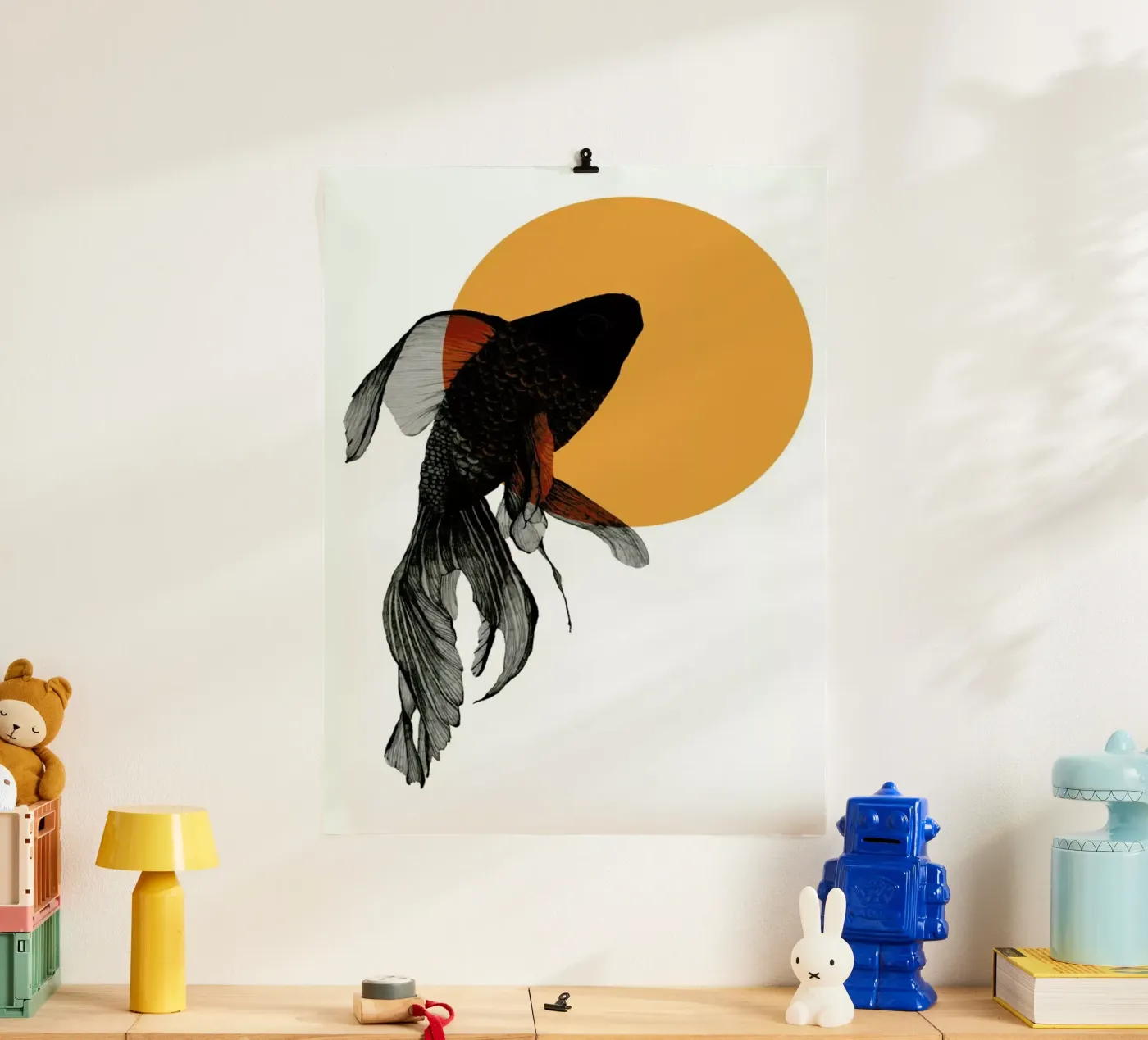 Goldfish poster by Morgan Kendall