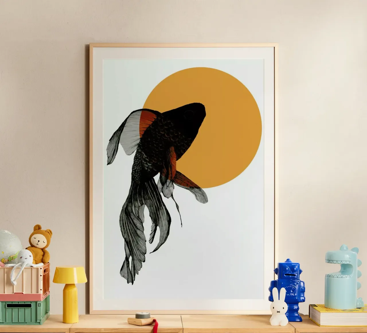 Goldfish poster by Morgan Kendall