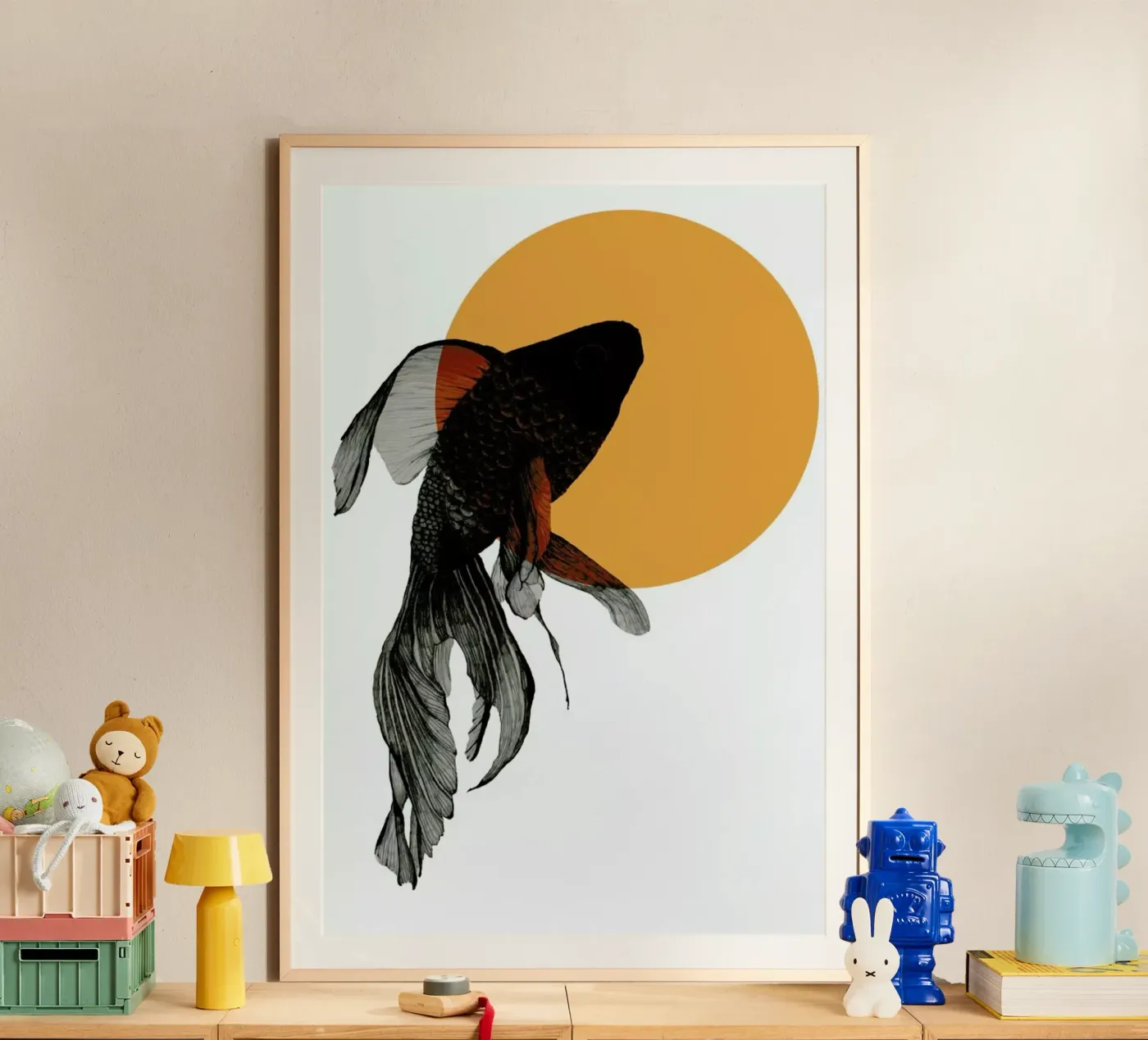 Goldfish poster by Morgan Kendall