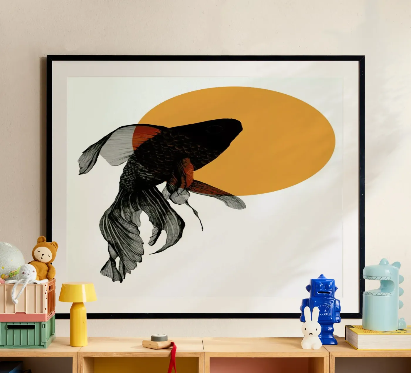 Goldfish poster by Morgan Kendall