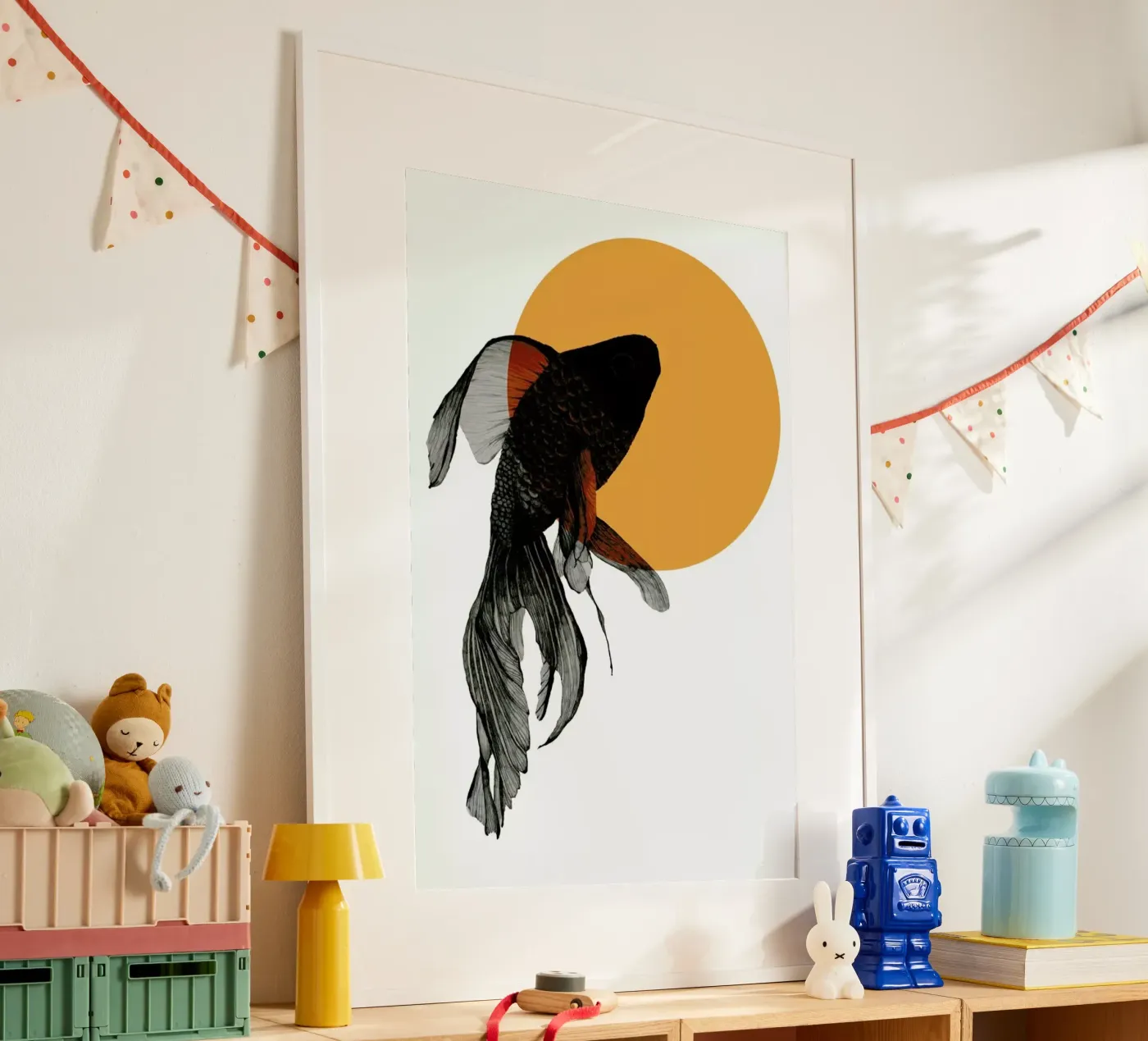 Goldfish poster by Morgan Kendall