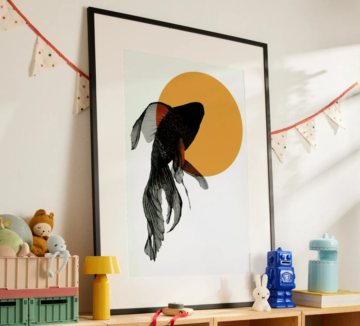 Goldfish poster by Morgan Kendall