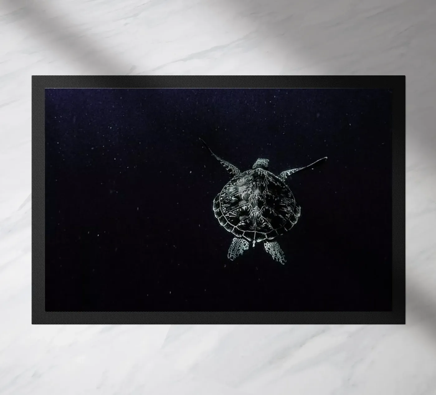 Flying doormat by Chris Abatzis